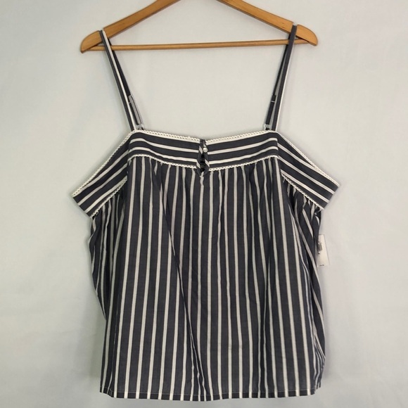 OLD NAVY Striped Smocked Pajama Cami Swing Top for Women Size XXL - Picture 5 of 12